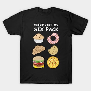 Check Out My Six Pack - Mixed Foods T-Shirt